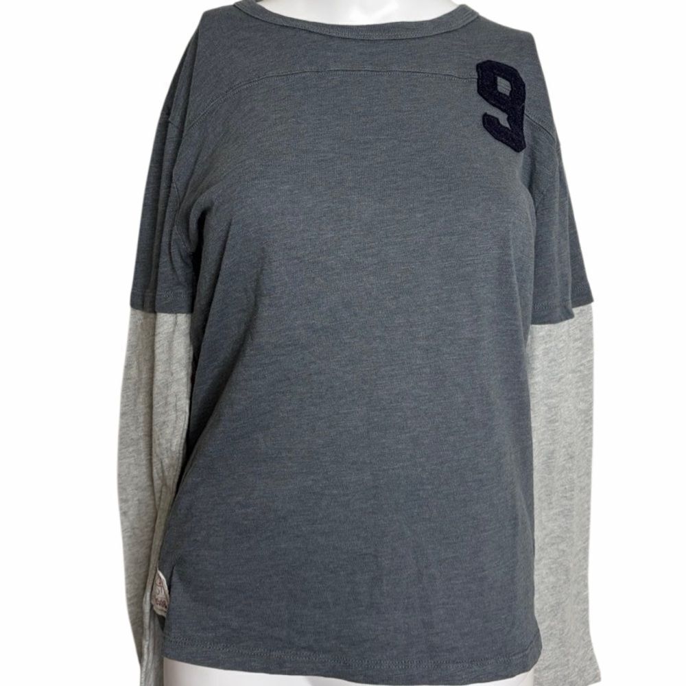 Crewcuts Like Lighting Casual Gray Top Size 14